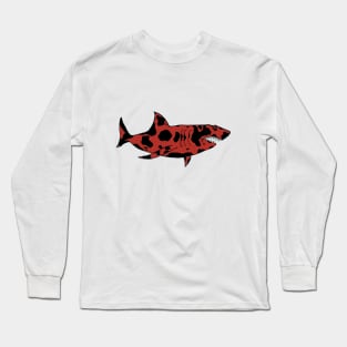 Shark Zombie Long Sleeve T-Shirt